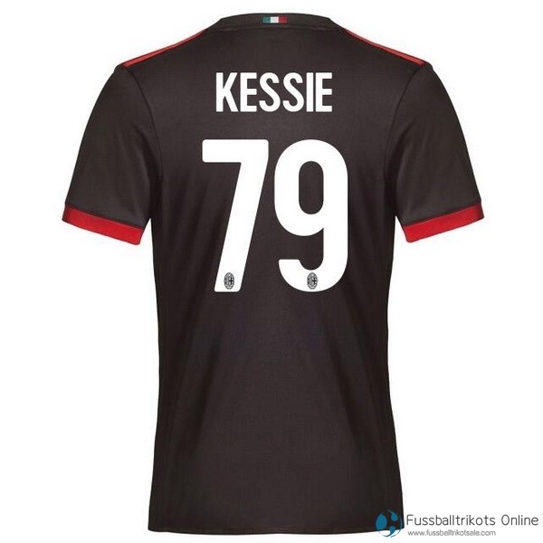 AC Milan Trikot Ausweich Kessie 2017-18 Fussballtrikots Günstig